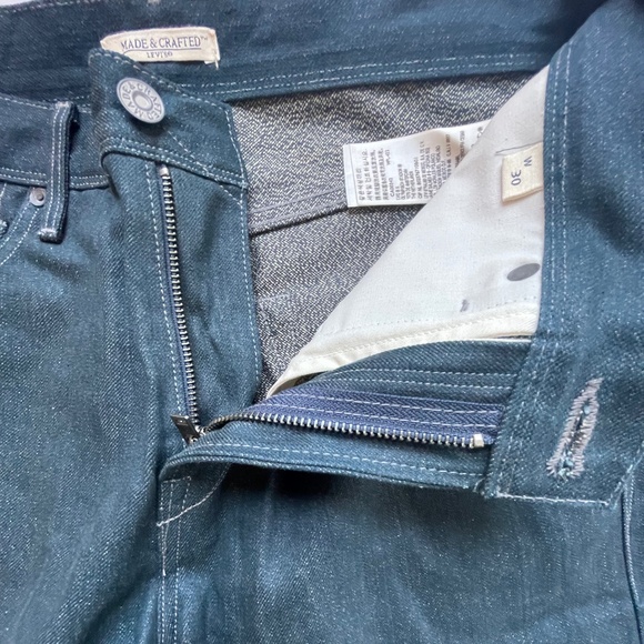Levi's Made & Crafted 505 Shuttle Taper Jeans Vintage Indigo Wash Big E 2011 30 - Picture 7 of 11